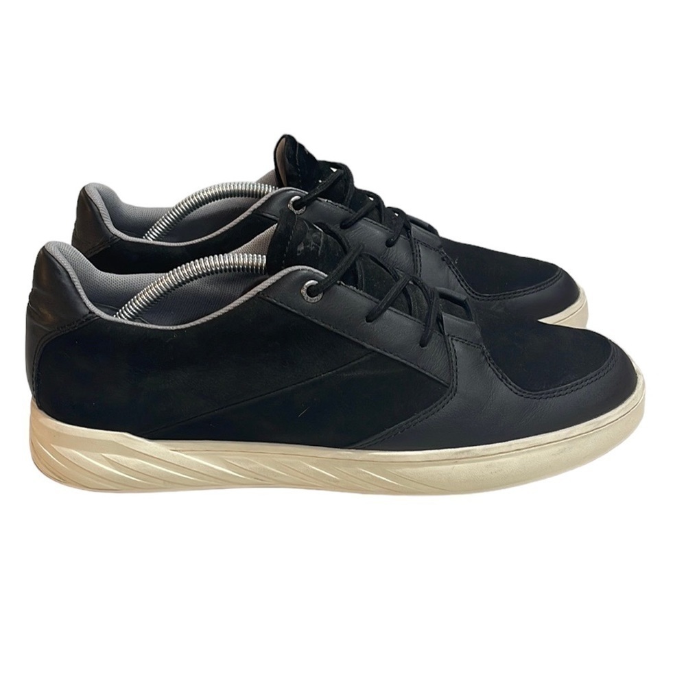 Rodd & Gunn Leather Suede Lace Up Sneakers SZ 11 Black